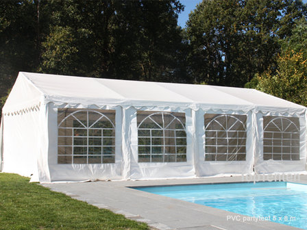 stuiten op venijn geestelijke Partytent 4x6 m kopen – Sterke PVC zeil – grondframe – Premium |  TopTenten.be - TopTenten