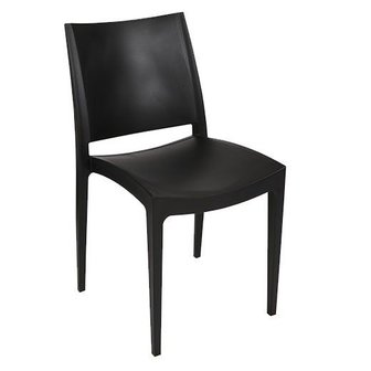 stapelbare stoel Jade black