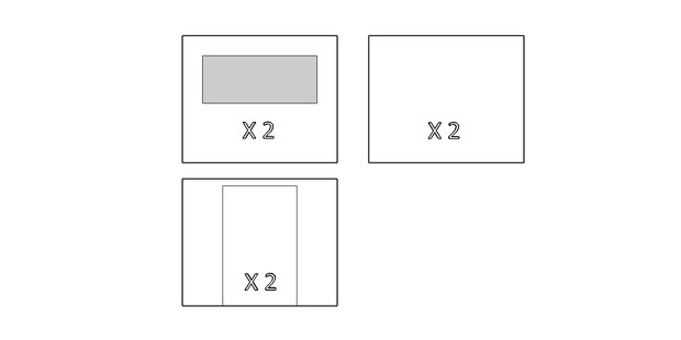 vouwtent zijwanden 4x8 met draagtas