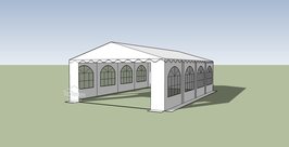 PVC Partytent 5x8m Premium