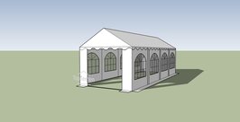 PVC Partytent 3x8m Premium