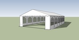 PVC Partytent 6x12m Premium