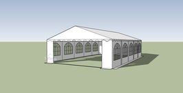 PVC Partytent 6x10m Premium